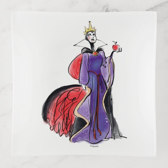 The Evil Queen | In Evil Thought Trinket Tray (Front)