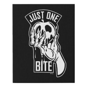 The Evil Queen   Just One Bite Faux Canvas Print