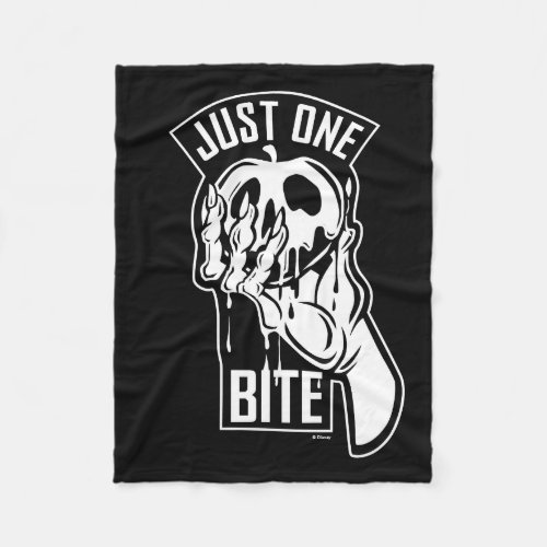 The Evil Queen  Just One Bite Fleece Blanket