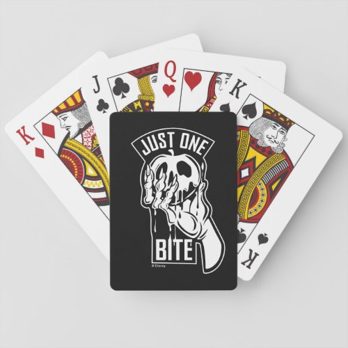 The Evil Queen  Just One Bite Poker Cards