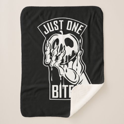 The Evil Queen  Just One Bite Sherpa Blanket
