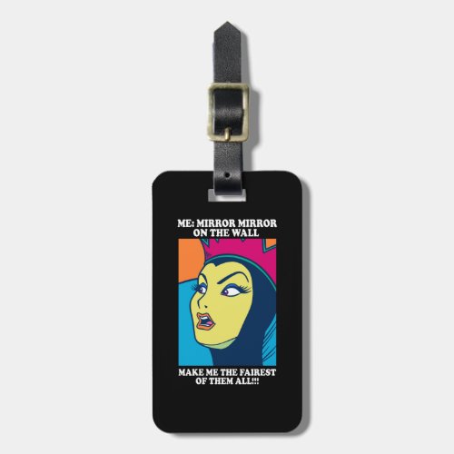 The Evil Queen  Mirror Mirror on the Wall Luggage Tag