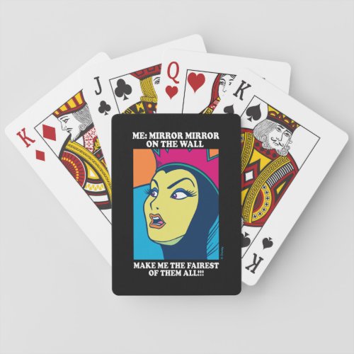 The Evil Queen  Mirror Mirror on the Wall Playing Cards