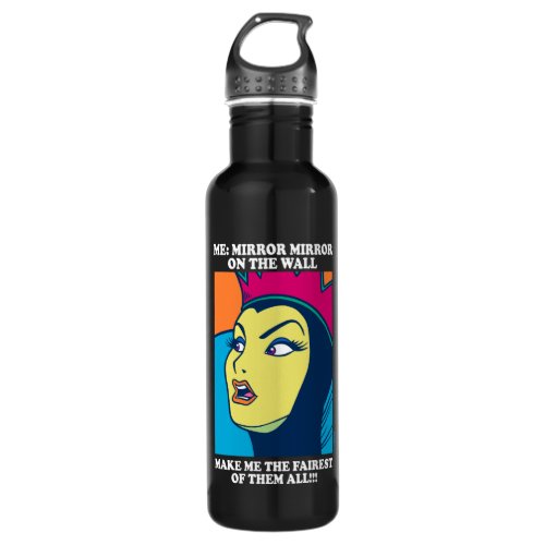 The Evil Queen  Mirror Mirror on the Wall Stainless Steel Water Bottle