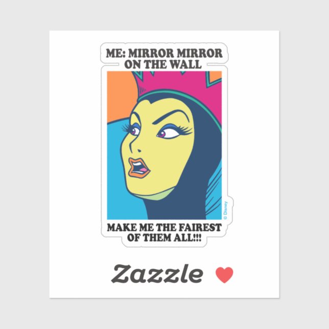 The Evil Queen | Mirror Mirror on the Wall Sticker (Sheet)