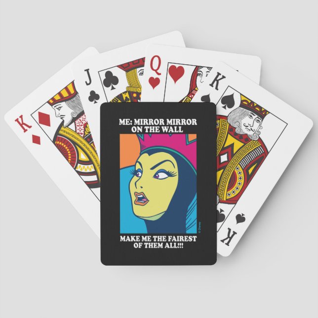 The Evil Queen | Mirror Mirror Playing Cards (Back)