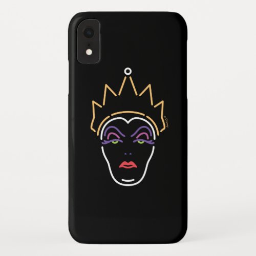 The Evil Queen  Neon Face iPhone XR Case
