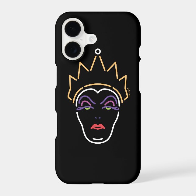 The Evil Queen | Neon Face Iphone Case (Back)