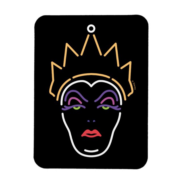 The Evil Queen | Neon Face Magnet (Vertical)