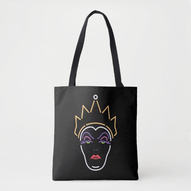 The Evil Queen | Neon Face Tote Bag (Front)