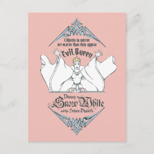 The Evil Queen   Objects in Mirror Postcard