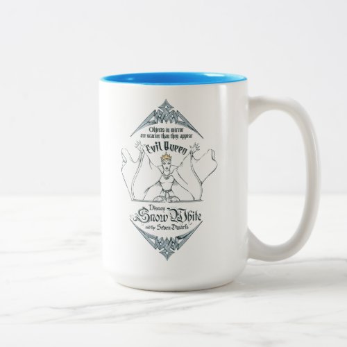 The Evil Queen  Objects in Mirror Two_Tone Coffee Mug