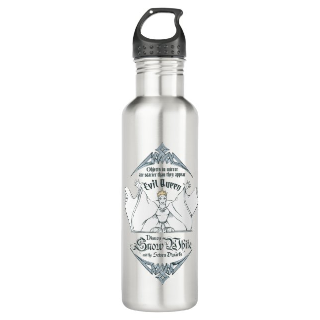The Evil Queen | Objects in Mirror Water Bottle (Front)
