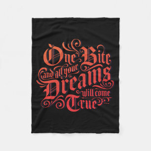 The Evil Queen One Bite Fleece Blanket