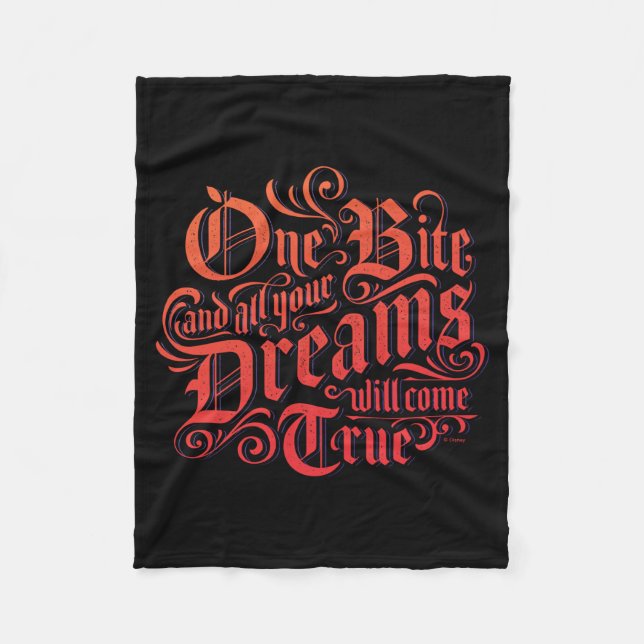 The Evil Queen | One Bite Fleece Blanket (Front)