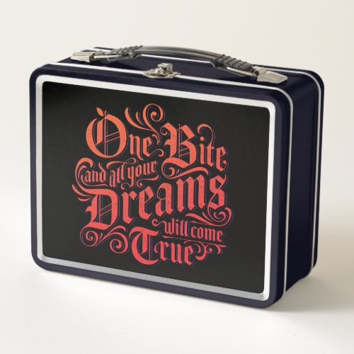 The Evil Queen  One Bite Metal Lunch Box