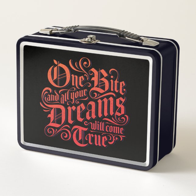 The Evil Queen | One Bite Metal Lunch Box (Front)