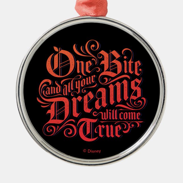 The Evil Queen | One Bite Metal Ornament (Front)
