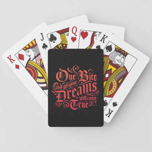 The Evil Queen  One Bite Playing Cards