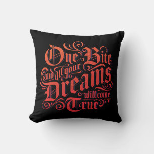 The Evil Queen One Bite Throw Pillow