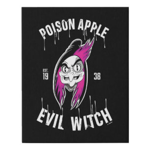 The Evil Queen   Poison Apple Evil Witch Faux Canvas Print