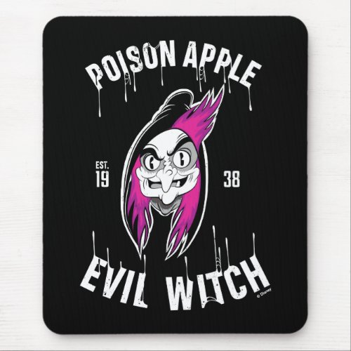 The Evil Queen  Poison Apple Evil Witch Mouse Pad