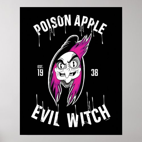 The Evil Queen  Poison Apple Evil Witch Poster