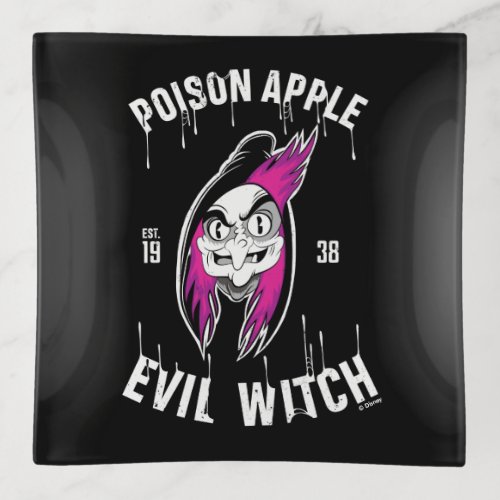 The Evil Queen  Poison Apple Evil Witch Trinket Tray