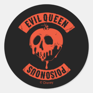The Evil Queen   Poisonous Classic Round Sticker