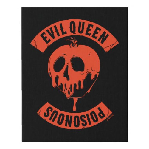 The Evil Queen  Poisonous Faux Canvas Print