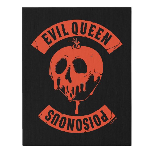 The Evil Queen | Poisonous Faux Canvas Print (Front)