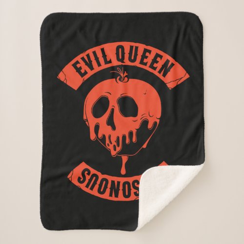 The Evil Queen  Poisonous Sherpa Blanket