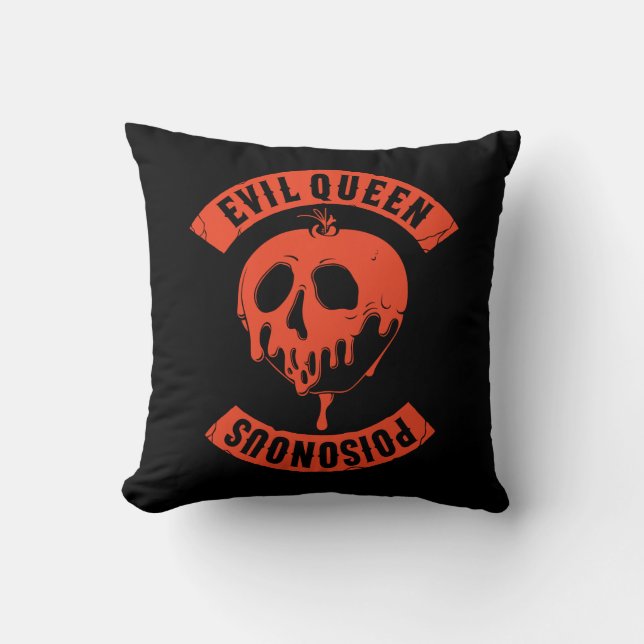 The Evil Queen | Poisonous Throw Pillow (Front)