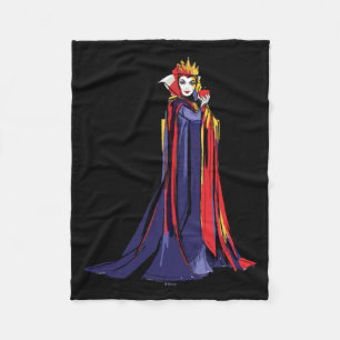 The Evil Queen Pose With Apple Fleece Blanket