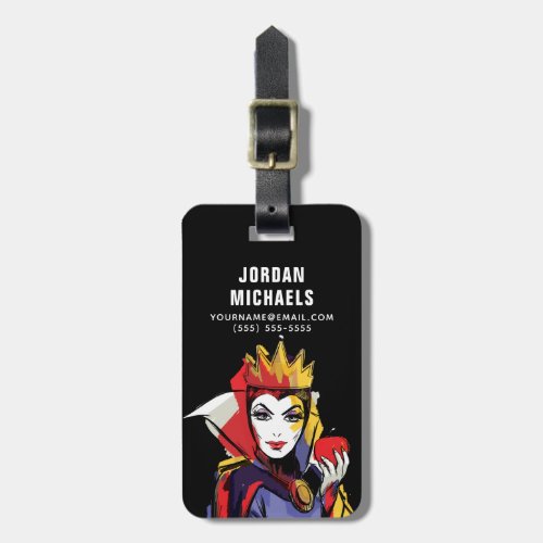 The Evil Queen  Pose With Apple Luggage Tag
