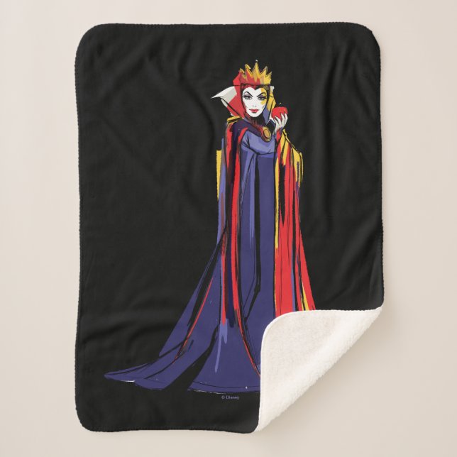 The Evil Queen | Pose With Apple Sherpa Blanket (Front)