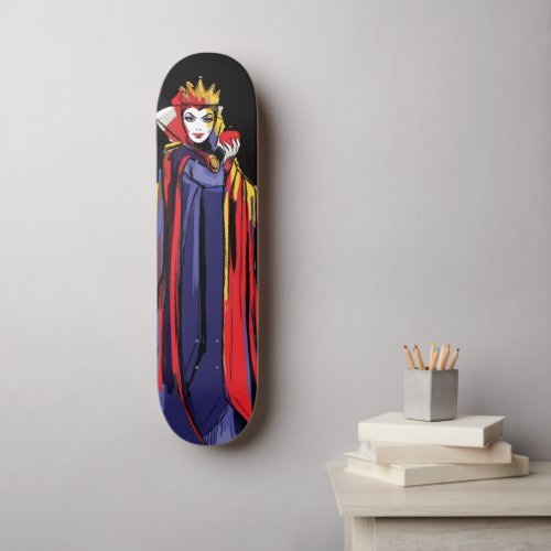 The Evil Queen  Pose With Apple Skateboard