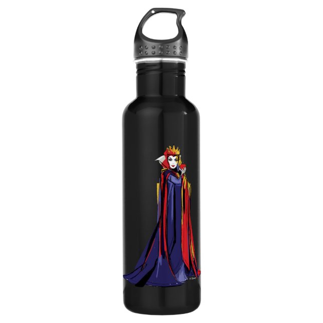 The Evil Queen | Pose With Apple Stainless Steel Water Bottle (Front)