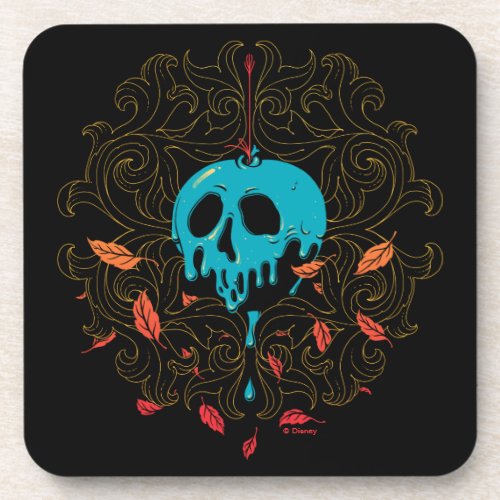 The Evil Queen  Skull Apple Design Beverage Coaster