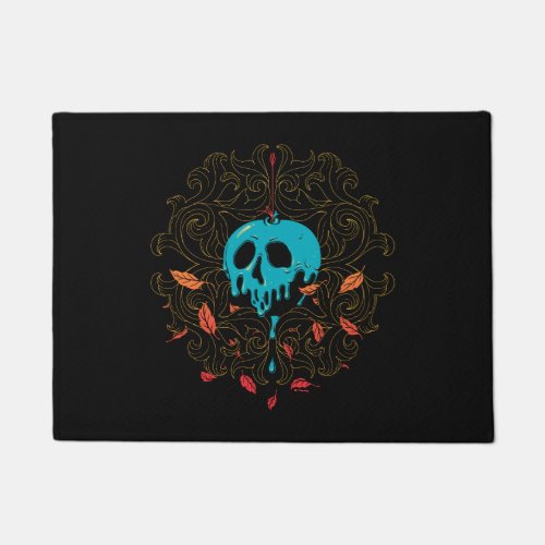 The Evil Queen  Skull Apple Design Doormat