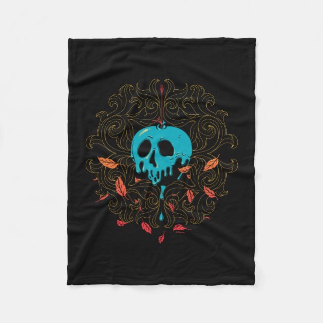 The Evil Queen | Skull Apple Design Fleece Blanket (Front)