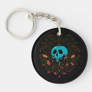 The Evil Queen Skull Apple Design Keychain