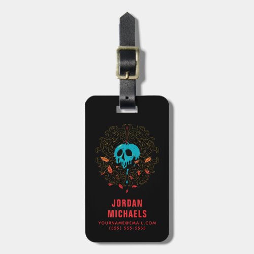 The Evil Queen  Skull Apple Design Luggage Tag