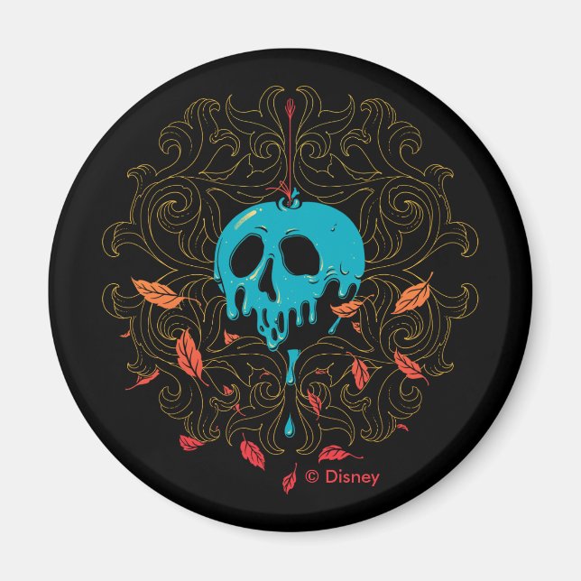 The Evil Queen | Skull Apple Design Magnet (Front)