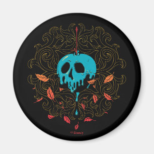 The Evil Queen Skull Apple Design Magnet