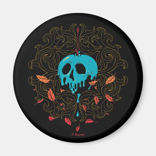 The Evil Queen | Skull Apple Design Magnet (Front)