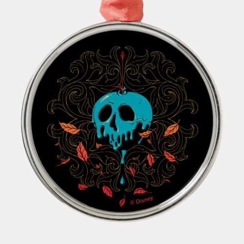 The Evil Queen  Skull Apple Design Metal Ornament