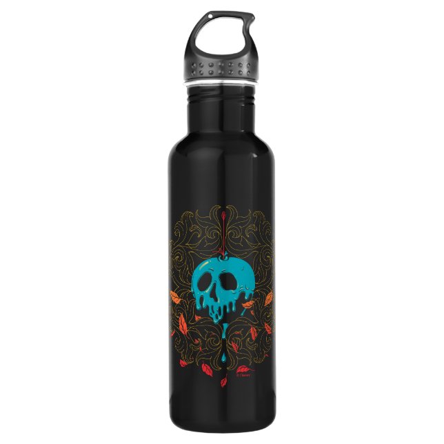 The Evil Queen | Skull Apple Design Stainless Steel Water Bottle (Front)