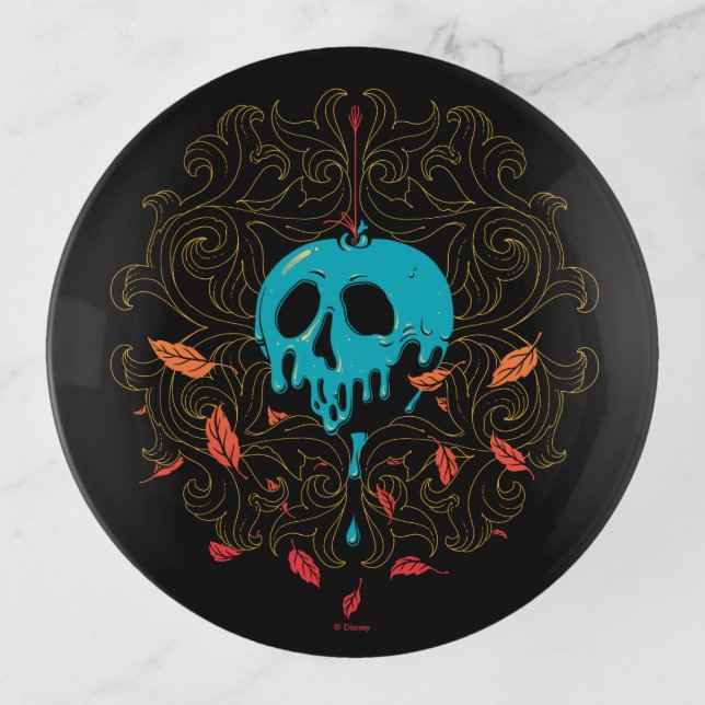 The Evil Queen | Skull Apple Design Trinket Tray (Front)