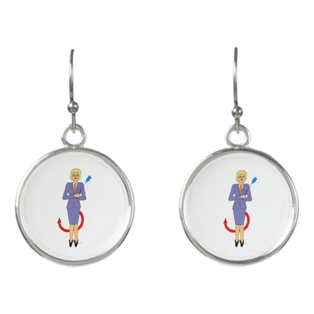 The Evil Teacher     Earrings (Front)